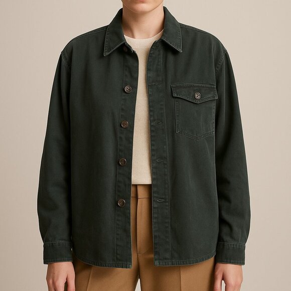 Rag & Bone Military Style Utility Jacket Sz L - Picture 1 of 7